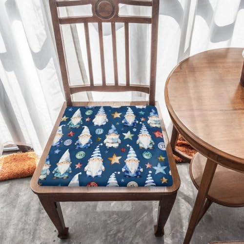 Coccyx Relief Chair Pad Memory Foam Cushion Dark Blue Gnome
