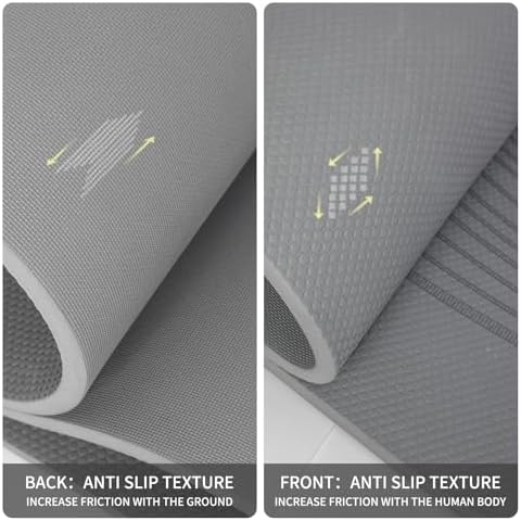 PAIDU Large Yoga Mat 72"x36"x10mm Non-Slip Exercise Mat for Home Gym Studio