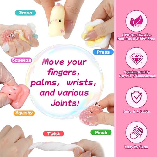 30Pack Taba Squishy Toys Kit-Squishies Fidget Squeeze Toys-Squishy Fun Box