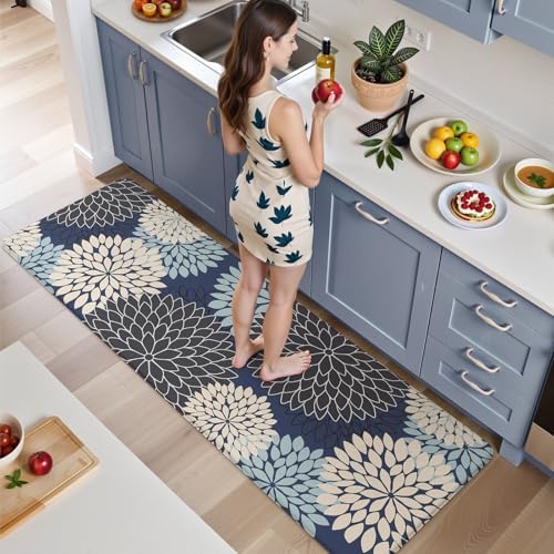KIMODE Kitchen Mats for Floor Anti Fatigue Cushioned Long Kitchen Rugs