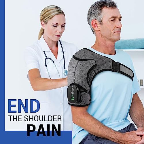 ERHIVORA Shoulder Heating Pads for Rotator Cuff Pain, Heated Shoulder Wrap Brace for Men Women