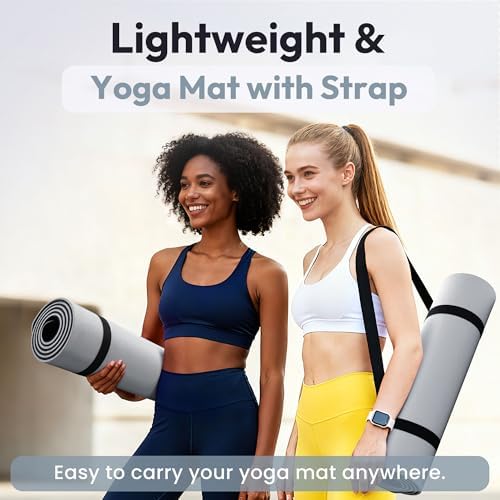 Umineux Non Slip Yoga Mat 72"x24" Exercise & Fitness Mat For Women and Men