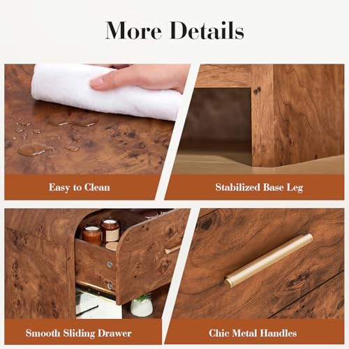Night Stand, 2-Drawer