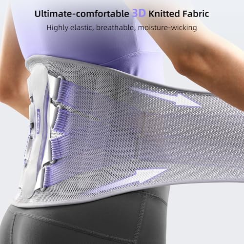 FREETOO Lower Back Brace For Women For Pain, Lumbar Back Support Brace