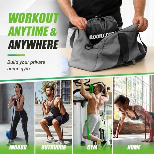 Long Resistance Bands for Working Out, 8-125 Lbs Pull Up Resistance Bands