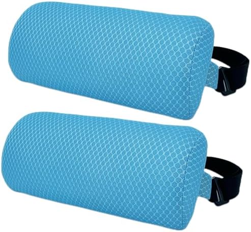 2 Pack Headrest Pillow for Patio Chaise Lounge,Recliner,Beach Chair,Blue