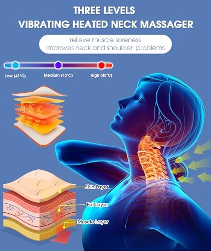 Neck Stretcher Cervical Traction Device 3 Adjustable Modes Neck Traction