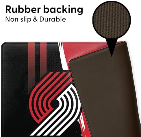 Northwest NBA Portland Trail Blazers Embossed Anti-Fatigue Mat, Cushioned Kitchen Floor Rug, Non-Slip PVC Standing Comfort, 18 x 30 in