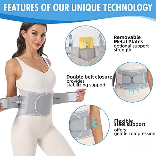 Back Brace for Lower Back Pain, Lumbar Support Belt for Men/Women