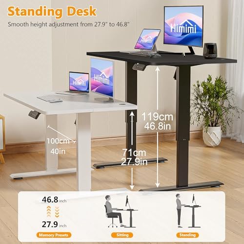 Hmimi 63'' ×24'' Height Adjustable Electric Standing Desk