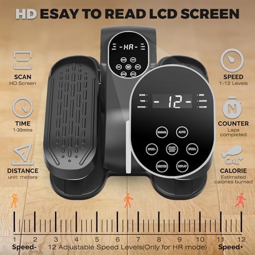 Under Desk Elliptical Leg Exerciser as Seen on TV Sitting for Senior