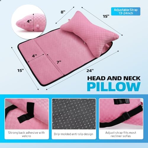 Recliner Head Pillow for Neck, Recliner Pillow for Headrest, Sofa, Chair