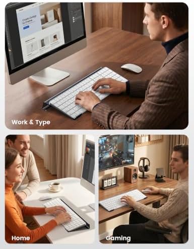 Vaydeer Keyboard Stand for Desk, Acrylic Tilted Computer Keyboard Riser