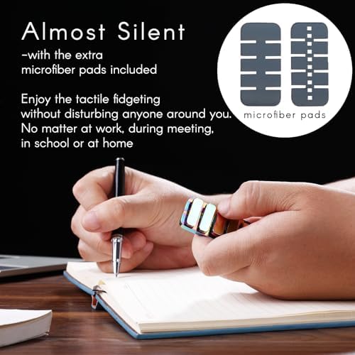 Fidget Toys for Adults, Metal Fidget Clicker with Adjustable Noise Level