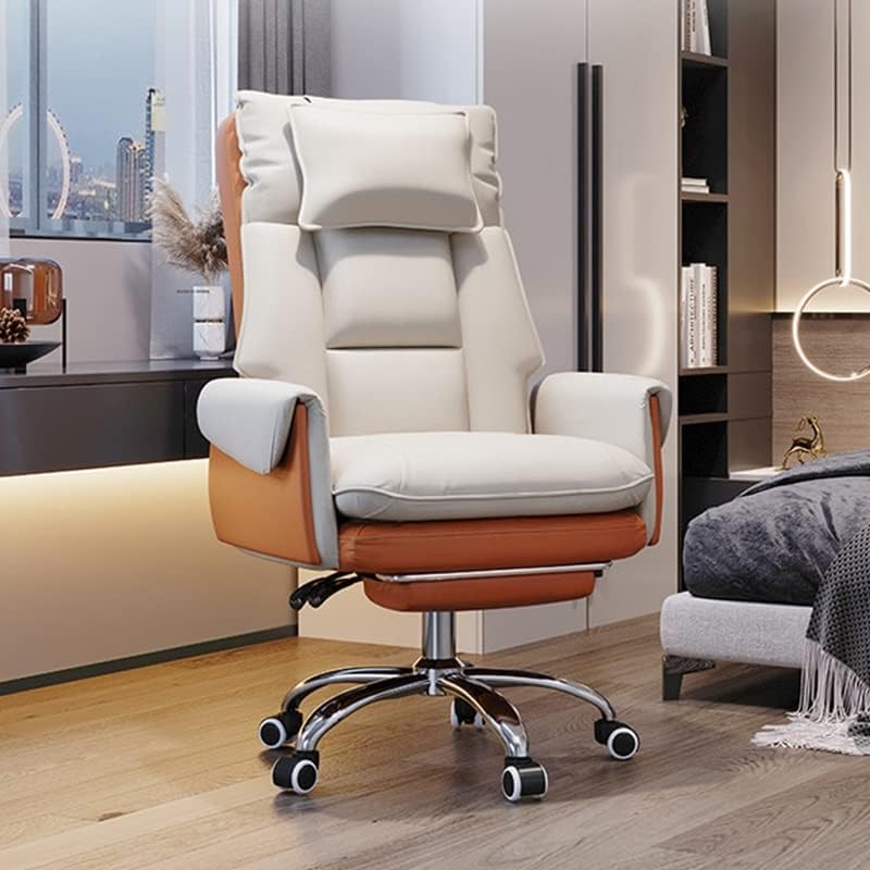 Sofa Office Chair, Gaming Computer Backrest With Footrest Reclining Swivel
