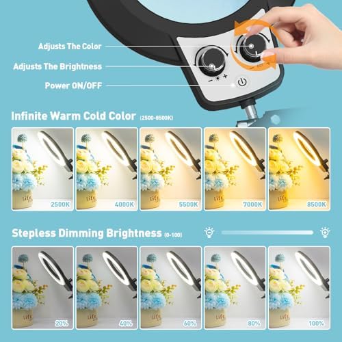 Helping Hands Soldering Station, 10X Magnifying Glass with Light