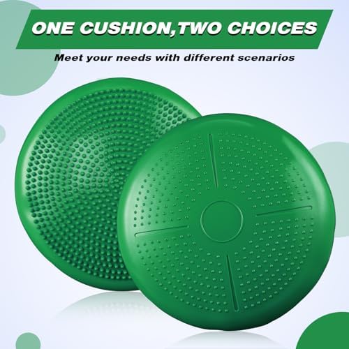 Leitee 10 Pcs Wobble Cushion Inflated Wiggle Seats Balance Disc