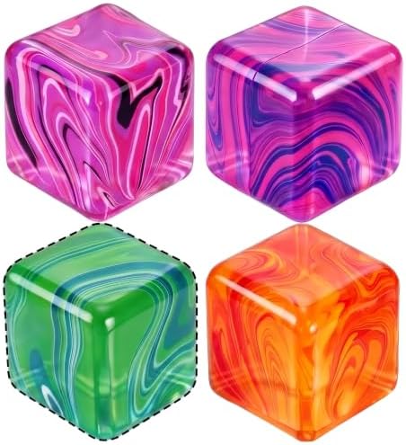 BlockPro 2.2" 1PCS Stress Cube Sensory Fidget Toy, Stress & Anxiety Relief Cube Sugar Squeeze Ball for Adults, Slow Rising Squishy Office Desk Toy, Ideal Gift for Party Favors (Green)