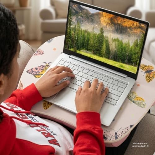 LAPGEAR MyStyle Lap Desk – Butterflies, Fits 15.6" Laptops