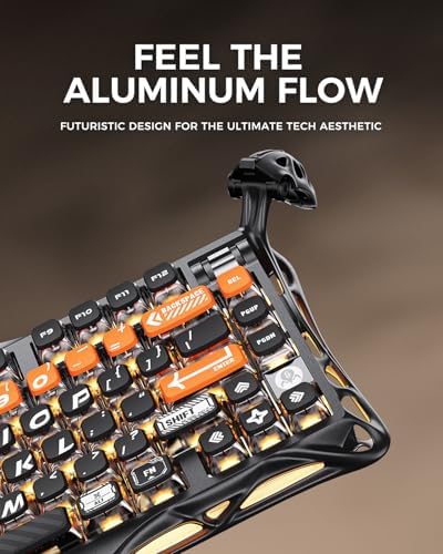 GravaStar Mercury K1 Pro 75% Wireless Mechanical Gaming Keyboard, Hot-Swap