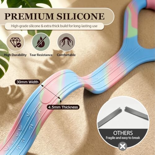 Figure 8 Resistance Band with Handles, Elastic Bands for Working Out,Arm,Back,Shoulder Training Elastic Ropes