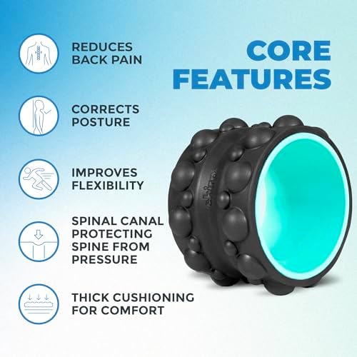 Chirp Wheel XR 6" Knot Kneader Back Roller for Deep Tissue Relief, Mint