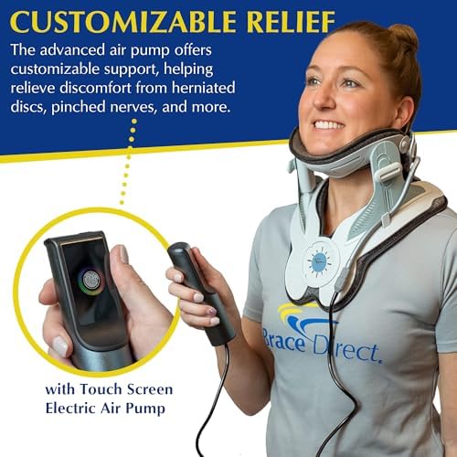 Brace Direct Cervical Traction Collar - Portable Neck Decompression Device