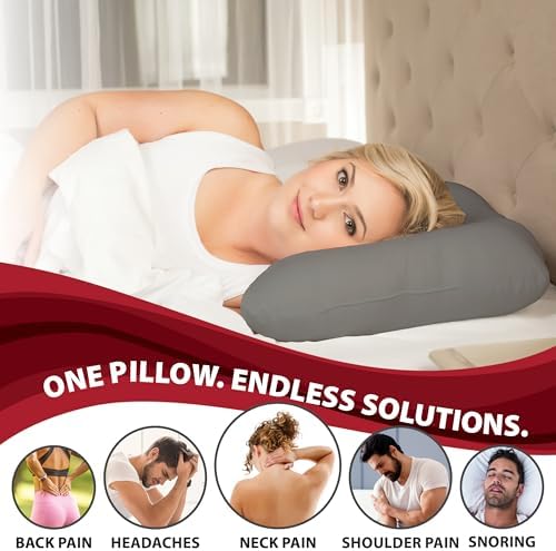 Ergonomic Cervical Pillow for Neck Pain Relief Back & Side Sleepers FULL GR