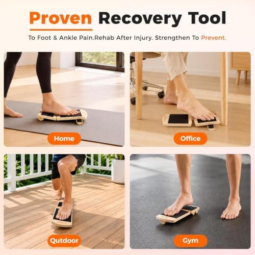 Adjustable Balance Board for Ankle Strengthening & Stability
