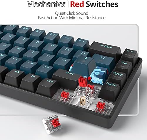 Owpkeenthy 60% Wired Mechanical Keyboard