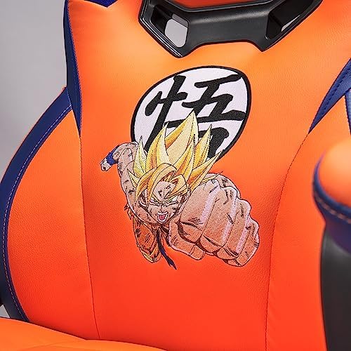 SUBSONIC Dragon Ball Z - Hogwart Gaming Chair - Office Chair for Junior Gamers - Black and Gold - Official License