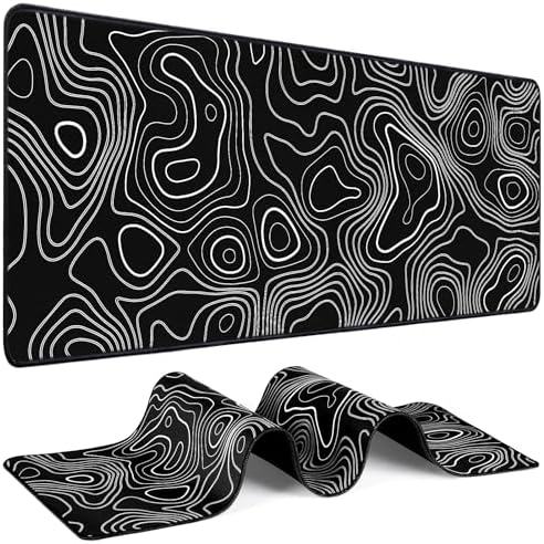 Mouse Pad Gaming - Desk Mat for Keyboard and Mouse - Large Mouse Pads for Desk, Gaming Mousepad with Non-Slip Base, Desks Pad (31.5" X 11.8") for Game, Office and Home