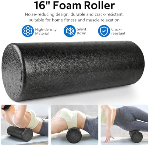 7 in1 Foam Roller Set for Deep Tissue Muscle Massager - Back Roller