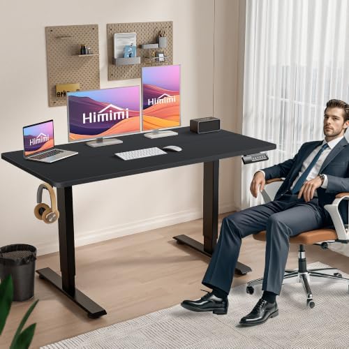Hmimi 55'' ×24'' Height Adjustable Electric Standing Desk