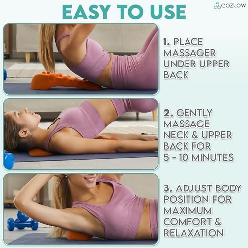 Trapezius Trigger Point Massager, Occipital Release Tool, 14 Massage Nubs