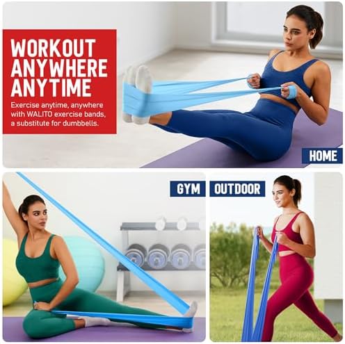Resistance Bands for Working Out, Stretch Bands for Exercise, Yoga, Pilates