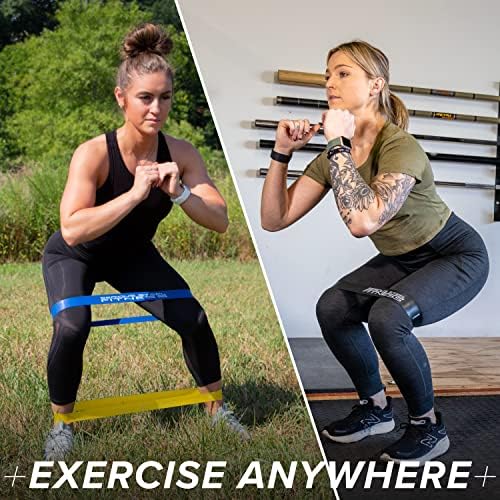 Serious Steel Fitness Mini Resistance Loop Bands | Rehab and Prehab Stretch Bands | 12" Exercise Workout Bands (Sets of 5 Pack and Sets of 10 Pack Trainer Options Available!)