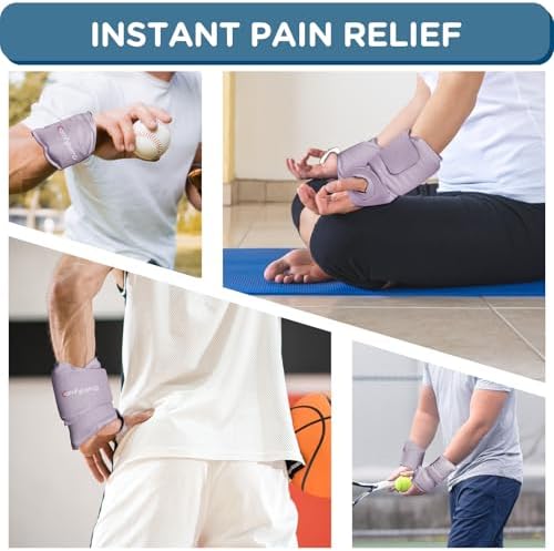 Comfytemp Wrist Ice Pack Wrap Carpal Tunnel Relief Wrist Brace 2 Packs