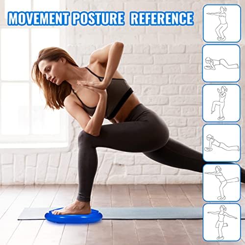 Outus 2 Pcs Balance Disc Kids Inflated Wobble Cushion