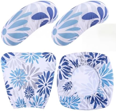 Tallew 4 Pcs Office Chair Cover Desk Seat Stretchable Set, Mandala