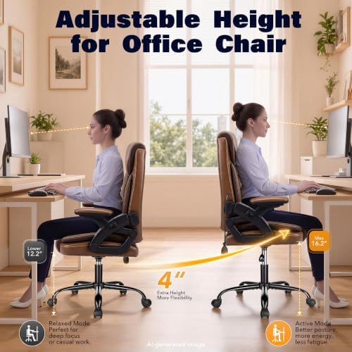 Ergonomic Office Chair Lumbar Support, Executive Computer Desk Chair Comfy