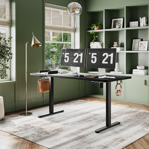 Monomi Electric Standing Desk 63"x28"Height Adjustable Sit Stand Desk