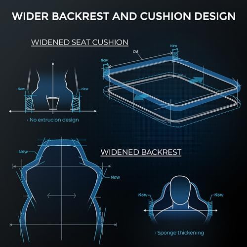 Vigosit Gaming Chair PRO: High-Performance Ergonomic Chair with Full Mesh, Patented 3D Lumbar Support, Retractable Footrest & 400 lbs Metal Frame for Elite Gamers (Black 03Pro)