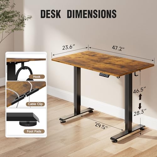 Anti Fatigue Cushioned Mat & Standing Desk, Standing Work for Home Office