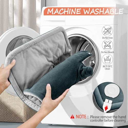 Heating Pad for Neck Shoulder, 3X Deeper Pain Relief, Women Men Gifts