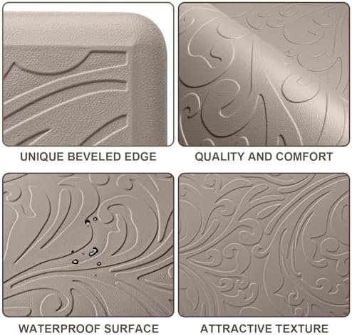 Kitchen Mat Cushioned Anti-Fatigue Comfort Standing Mat Rug for Home,Office