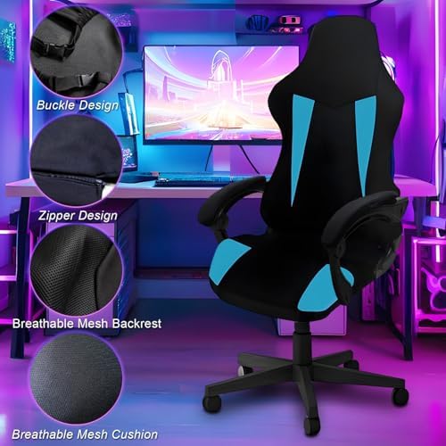Gaming Chair Covers Only,Stretchable Fit Thick Breathable Mesh
