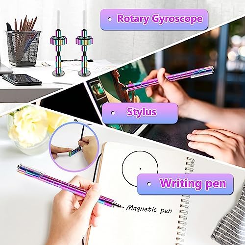 Magnetic Fidget Pen Teen Gifts: Cool Gadget For Men Teacher Appreciation Gifts Graduation Gift For Her Him Stress Relief Fidget Toy For 13 14 15 16 17 18 Year Old Boys Girls,Office Desk Accessories