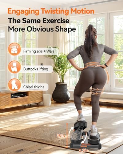 Niceday Steppers for Exercise at Home, Mini Stepper with 300LBS Capacity