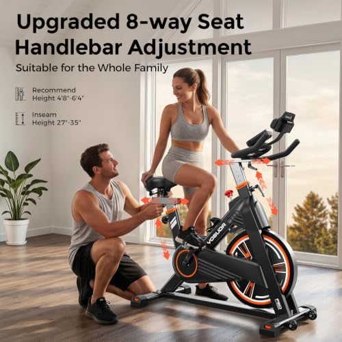 YOSUDA PRO Magnetic Exercise Bike 350 lbs Weight Capacity